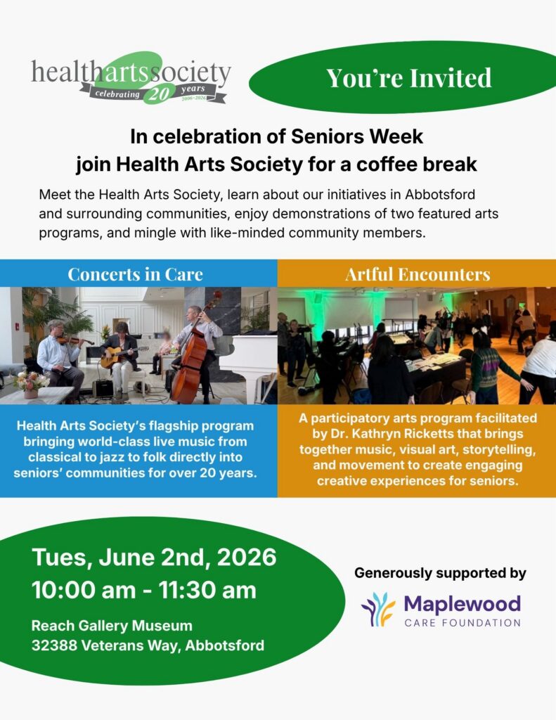 Health Arts X Maplewood Outreach Event June 2nd, 2026